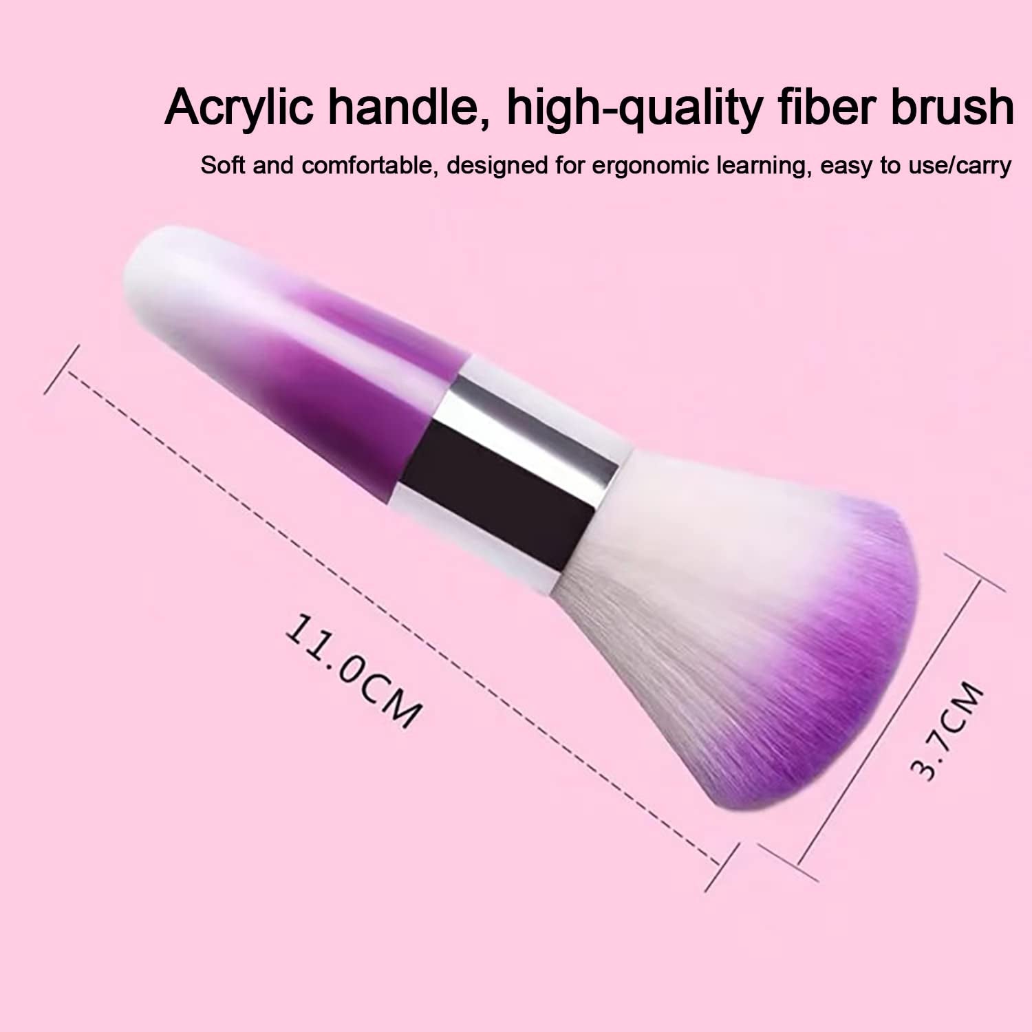 SILPECWEE 3Pcs Nail Brushes for Cleaning Powder, Makeup Brush Nail Clean up Brush Acrylic Nail Brush Cleaner Nail Dust Brush Manicure Brush Nail Art Tools Health & Beauty > Personal Care > Cosmetics > Cosmetic Tools > Nail Tools SILPECWEE   