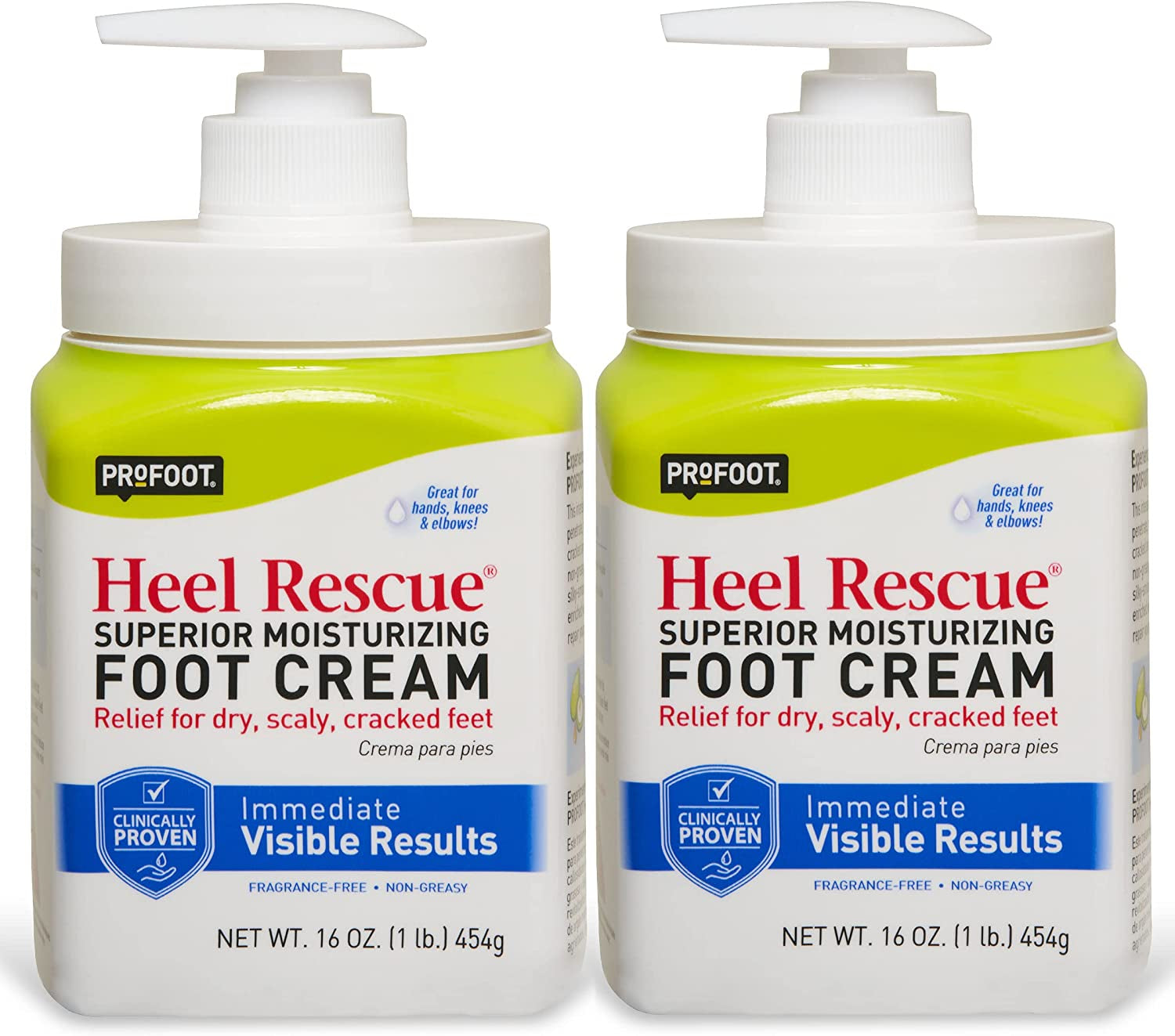 Profoot Heel Rescue Foot Cream 16 Ounce Bottle, 2 Pack, for Cracked, Calloused, or Chapped Skin Health & Beauty > Personal Care > Foot Care Profoot   