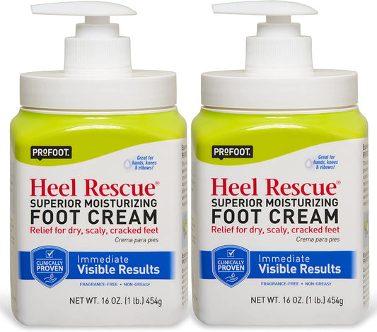 Profoot Heel Rescue Foot Cream 16 Ounce Bottle, 2 Pack, for Cracked, Calloused, or Chapped Skin Health & Beauty > Personal Care > Foot Care Profoot   