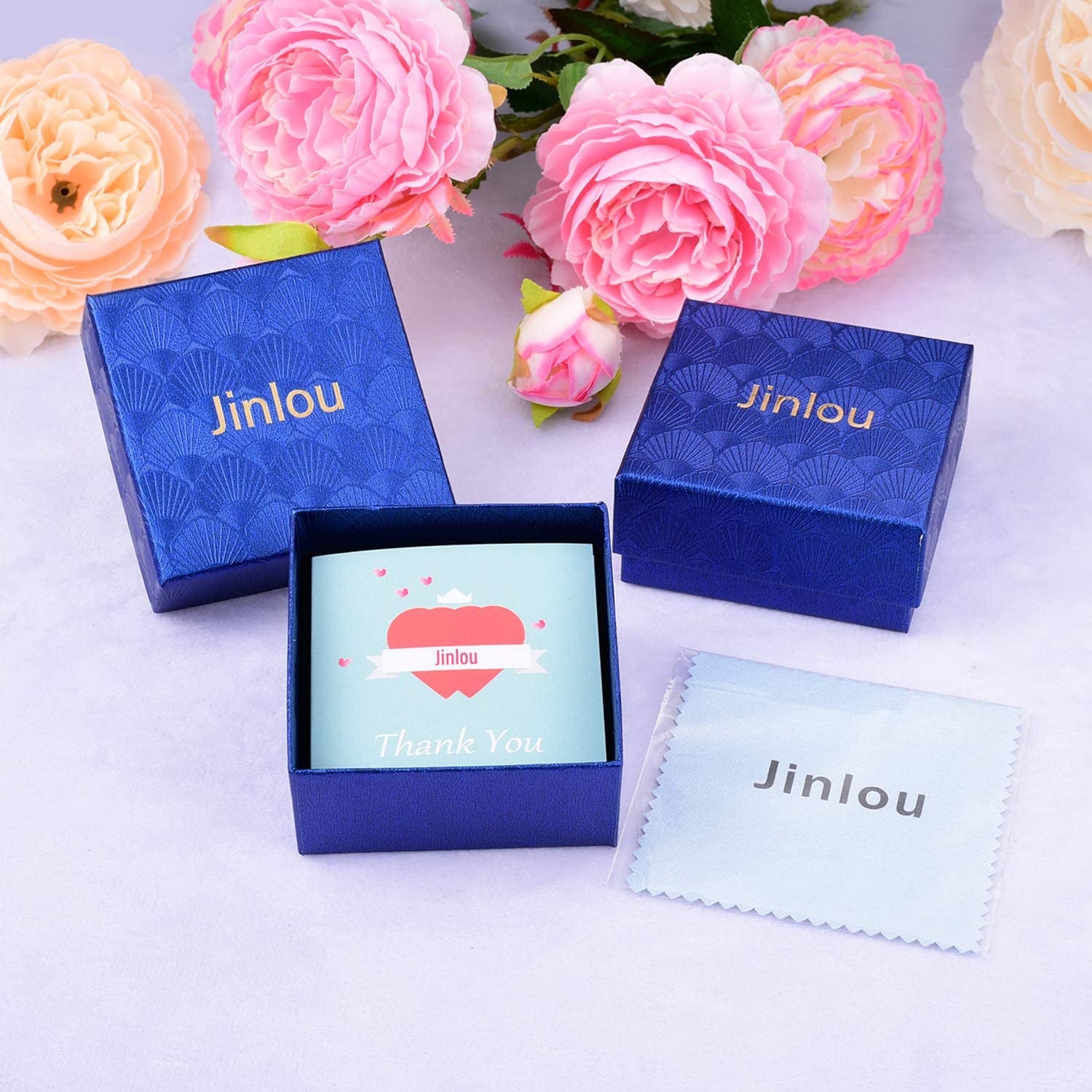 Jinlou S925 Sterling Silver Infinity Rose Flower Anklet for Women Adjustable Heart Style Foot Ankle Bracelet Jewelry Apparel & Accessories > Jewelry > Anklets Jinlou   