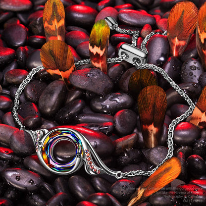 Kate Lynn "Rise from the Ashes" Phoenix Bracelet Made with Crystals from Austria, Adjustable Slider Bracelet for Women, Packaged with Jewelry Box, Christmas Gifts Birthday Gifts for Women, Symbol of Luck and Renewal Apparel & Accessories > Jewelry > Bracelets Kate Lynn   