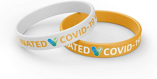 Vaccinated Bracelets 30 Pack I Have Got My Covid-19 Vaccine Silicone Wristband Covid Vaccination Bracelets Apparel & Accessories > Jewelry > Bracelets EVQ   