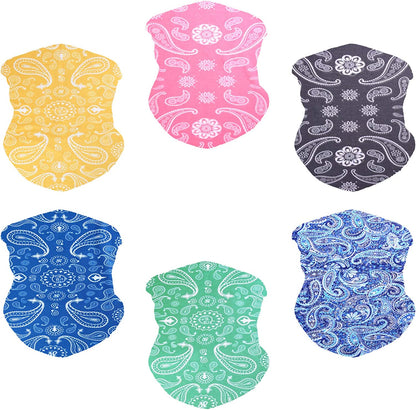 LOTUYACY Outdoor Wide Headband, Neck Gaiter Windproof Scarf Sunscreen Breathable Bandana for Men&Women,Multi Function Headwear Apparel & Accessories > Clothing Accessories > Headwear LOTUYACY Paisley 3  