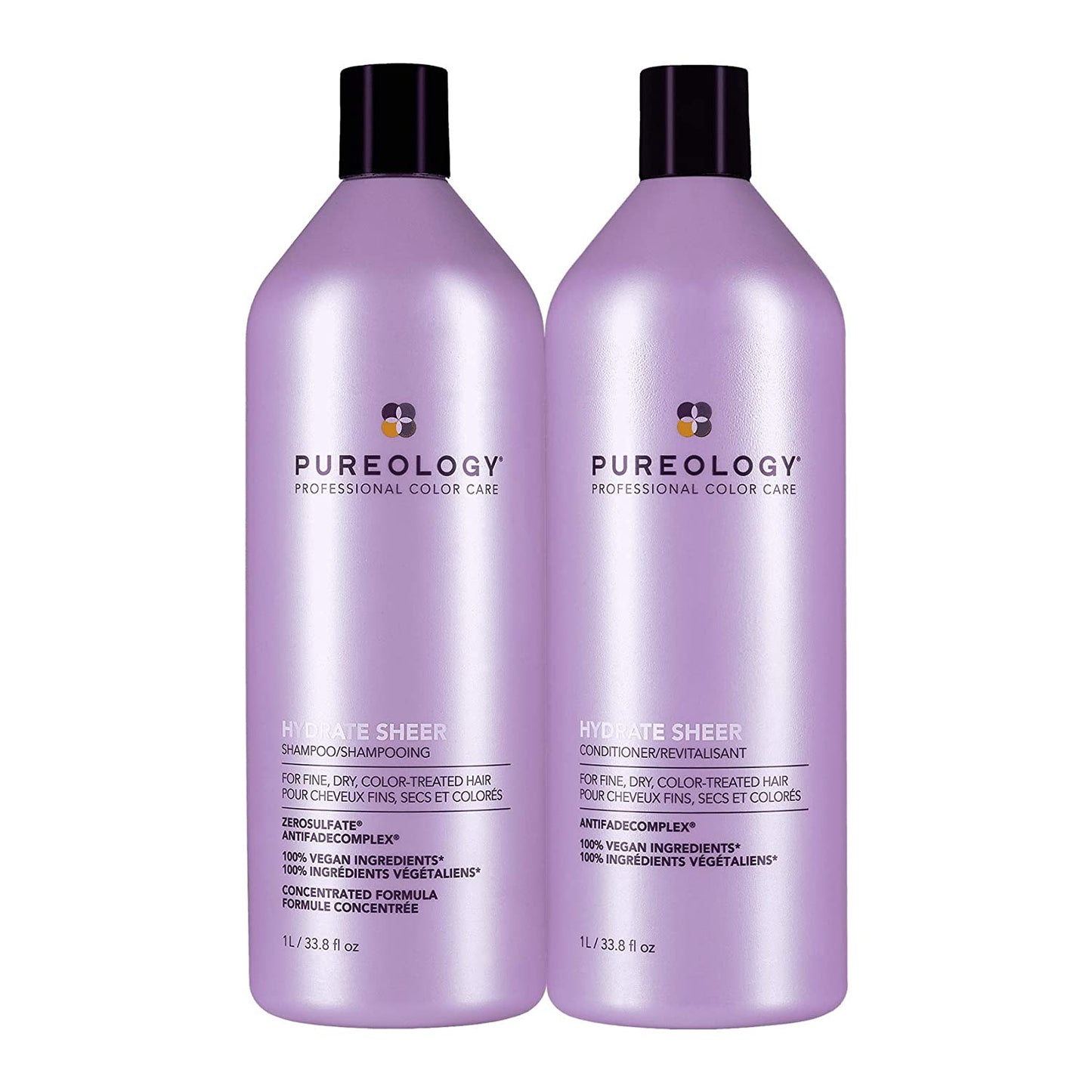 Pureology Hydrate Sheer Nourishing Shampoo Health & Beauty > Personal Care > Hair Care Pureology 33.8 Fl Oz (Pack of 2)  