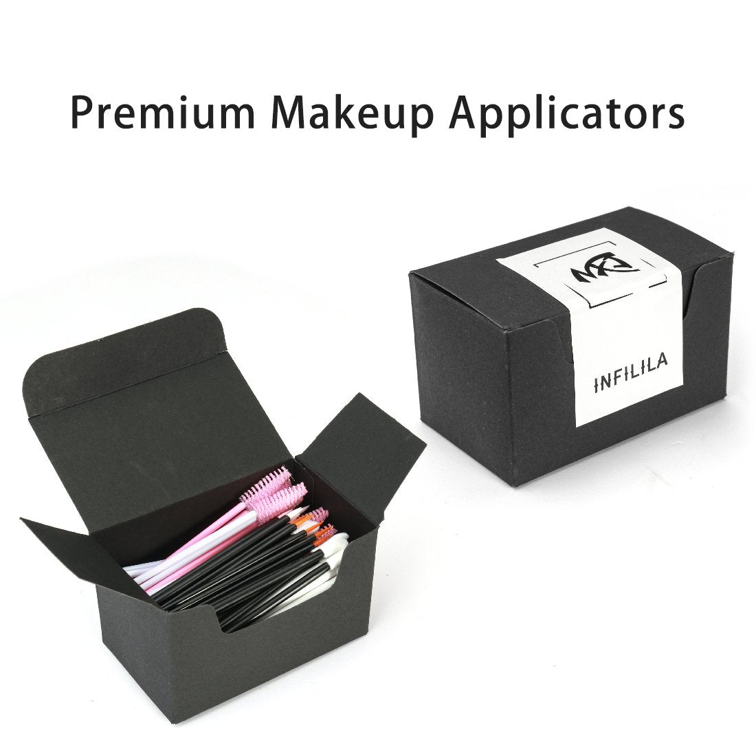 Disposable Mascara Wand INFILILA Makeup Applicators Kit-100Pcs Mascara Wands，100Pcs Eyeliner Brushes，100Pcs Lip Applicators 300PCS Disposable Makeup Applicators Tools Kit 6 Styles Health & Beauty > Personal Care > Cosmetics > Cosmetic Tools > Makeup Tools NXJ INFILILA   