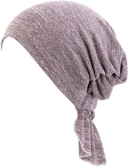 Ci-One Womens 3-Pack Cotton Knit Beanie Sleep Turban Hat Headwear for Cancer H Apparel & Accessories > Clothing Accessories > Headwear Ci-ONE   