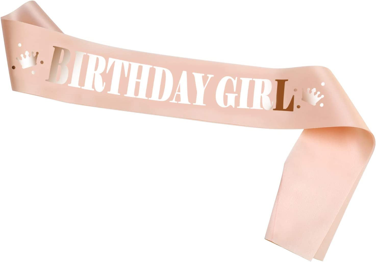 HOWAF Rose Gold 50Th Birthday Sash, 50 and Fabulous Birthday Satin Sash for 50Th Birthday Decorations Women 50 Birthday Gift Party Accessories, One Size Apparel & Accessories > Clothing Accessories > Sashes Sowist Birthday Girl  