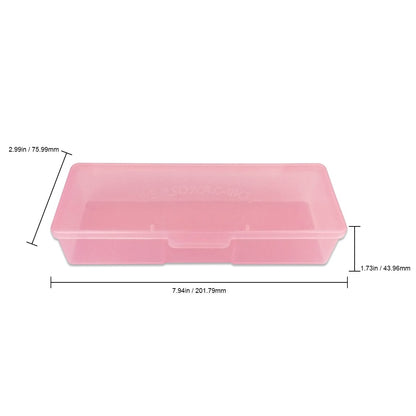 Beauticom Personal Box Storage Case for Professional Manicurist Nails Pedicure (Large Size) (4 Pieces Mix Color, Mix Color: Pink, Blue, Frosted, Purple) Health & Beauty > Personal Care > Cosmetics > Cosmetic Tools > Nail Tools Beauticom   