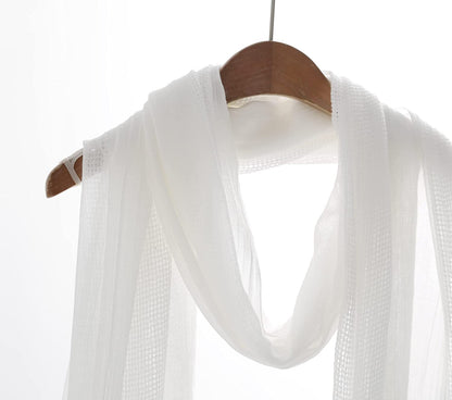 Jeelow Cotton Feel Scarf Shawl Wrap Soft Lightweight Scarves and Wraps for Men Women Apparel & Accessories > Clothing Accessories > Scarves & Shawls Jeelow   