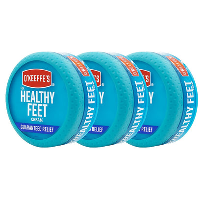 O'Keeffe'S Healthy Feet Foot Cream for Extremely Dry, Cracked Feet, 3.2 Ounce Jar, (Pack of 1) Health & Beauty > Personal Care > Foot Care O'Keeffe's Cream 3 - Pack 