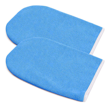 Noverlife Paraffin Wax Work Gloves & Booties, Wax Bath Hand Treatment Mitts Foot Spa Cover for Women, Thin Heat Therapy Insulated Soft Cotton Mittens Feet Hand Care Set - Blue Health & Beauty > Personal Care > Foot Care Noverlife   