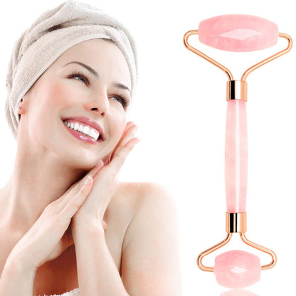 Jade Roller for Face Massager MUZHI Green Neck Massager Tool Jade Stone Face Roller, Eye Treatment Roller Reduce Wrinkles anti Aging Natural Skin Gym Crystal Beauty Jade Facial Roller Dark Green… Health & Beauty > Personal Care > Cosmetics > Cosmetic Tools > Skin Care Tools MUZHI Rose Quartz  