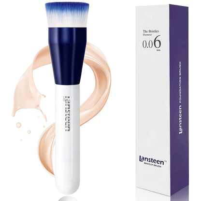 Lansteen Flat Top Foundation Brush-Premium Kabuki Foundation Brush for Liquid Makeup, Cream, Mineral Powder,Blending Buffing Face Make up Tools Health & Beauty > Personal Care > Cosmetics > Cosmetic Tools > Makeup Tools Lansteen   