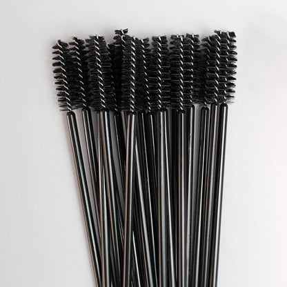 Eyelash Spoolie Brushes 100PCS Mascara Wands Eyebrow Brush Cleaner Applicator Makeup-Tools False Eyelashes Extension (100PCS BLACK BRUSHES) Health & Beauty > Personal Care > Cosmetics > Cosmetic Tools > Makeup Tools Generic   