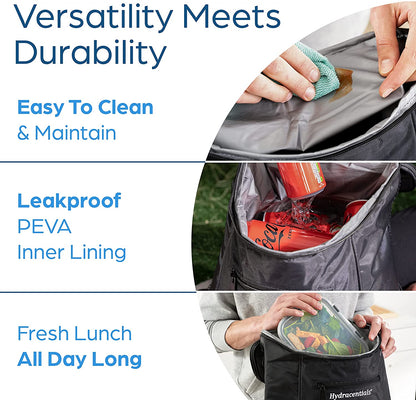 Insulated Cooler Backpack for Men, Women & Kids - Leakproof - Lightweight Lunch Backpack Cooler for Picnics, Hiking, Camping by Hydracentials Apparel & Accessories > Jewelry > Bracelets Hydracentials   