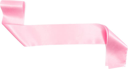 Blank Customizable Satin Sash (Pink, 8 Pack) Apparel & Accessories > Clothing Accessories > Sashes Juvale   