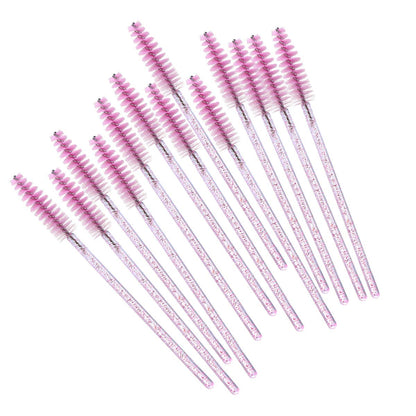 Elisel 100 PCS Disposable Mascara Brushes Crystal Eyelash Brushes Mascara Wands Applicator Eyelash Extensions Makeup Tools Eyebrow Brush (Pink) Health & Beauty > Personal Care > Cosmetics > Cosmetic Tools > Makeup Tools Elisel   