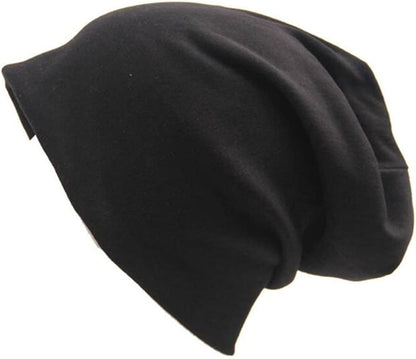 Century Star Unisex Baggy Lightweight Hip-Hop Soft Cotton Slouchy Stretch Beanie Hat Apparel & Accessories > Clothing Accessories > Headwear Century Star 01 Black One Size 