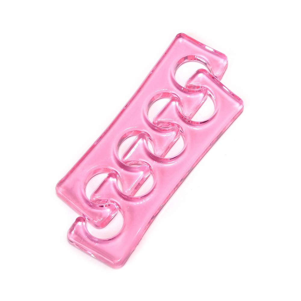 KADS 2Pcs/Pair Silicone Toe Separator Nail Art Manicure Finger Feet Care Braces Supports Nails DIY Tools Health & Beauty > Personal Care > Foot Care KADS Pink  