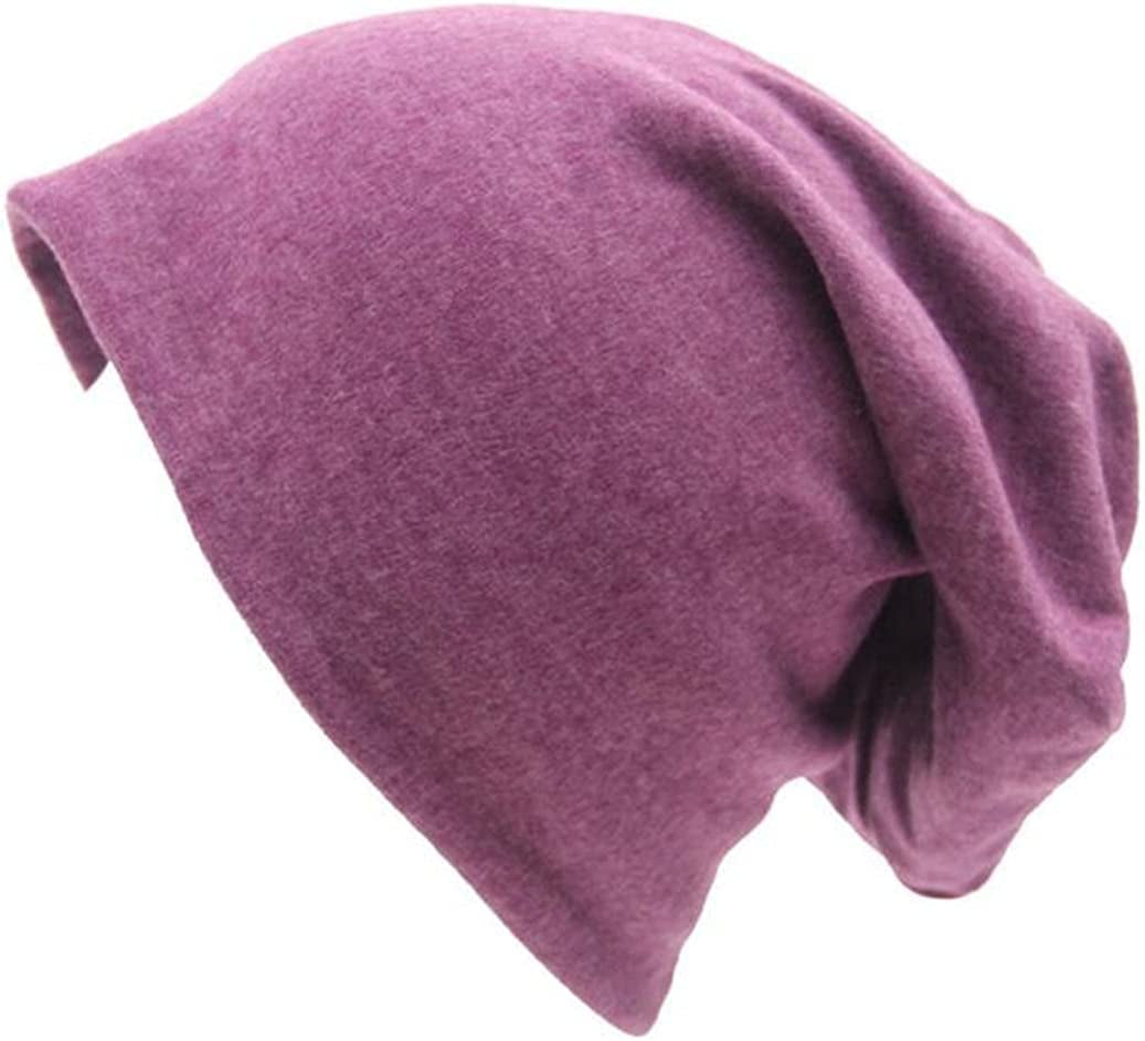 Century Star Unisex Baggy Lightweight Hip-Hop Soft Cotton Slouchy Stretch Beanie Hat Apparel & Accessories > Clothing Accessories > Headwear Century Star 01 Fuchsia One Size 