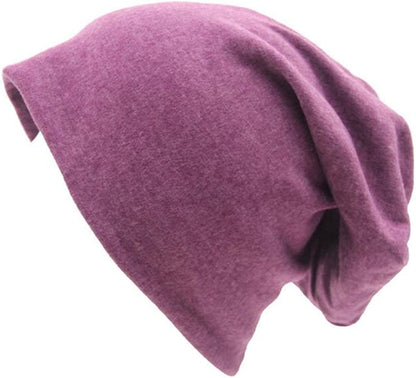 Century Star Unisex Baggy Lightweight Hip-Hop Soft Cotton Slouchy Stretch Beanie Hat Apparel & Accessories > Clothing Accessories > Headwear Century Star 01 Fuchsia One Size 