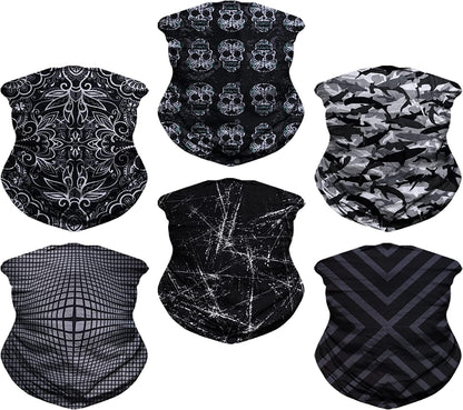 Headwear, Head Wrap, Neck Gaiter, Headband, Fishing Mask, Magic Scarf Face Bandana Mask Neck Tube Balaclava for Sport Apparel & Accessories > Clothing Accessories > Headwear NEXTOUR A-male Black Series  