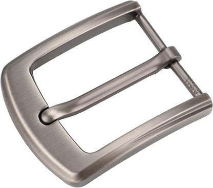 Mcfanbe 1.5 Inches (38-40 Mm) Belt Buckle Single Prong Square Replacement Buckle for Men Women Belt Apparel & Accessories > Clothing Accessories > Belt Buckles McFanBe Grey09  