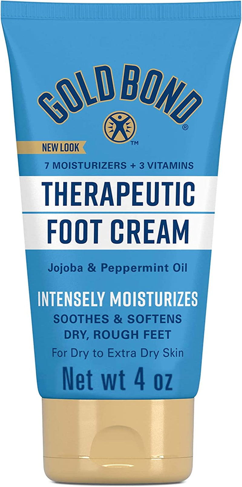 Gold Bond Therapeutic Foot Cream, Triple Action Relief for Dry Skin, 4 Ounce (Pack of 3) Health & Beauty > Personal Care > Foot Care Gold Bond   