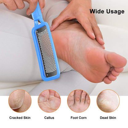 Foot File Callus Remover for Feet Heel Scraper for Feet Professional Foot Care in Pedicure Tools to Remove Dead Skin,Foot Scraper Available for Dry and Wet Feet,Stainless Steel Surgical Grade File Health & Beauty > Personal Care > Foot Care Duyoku   
