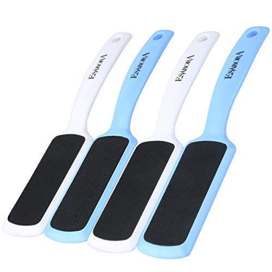Foot Scrubber Foot File Callus Remover, ESARORA Double-Sided Pedicure Tools Foot Care Pedicure to Remove Hard Skin (Pack of 4) Health & Beauty > Personal Care > Foot Care ESARORA   