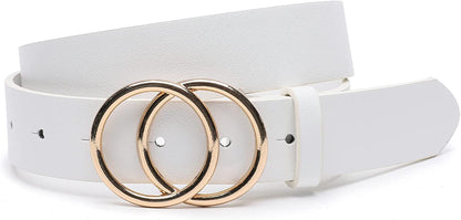 IFENDEI Women'S Faux Leather Belt for Jeans Dress Waist Belts Apparel & Accessories > Clothing Accessories > Belts IFENDEI   