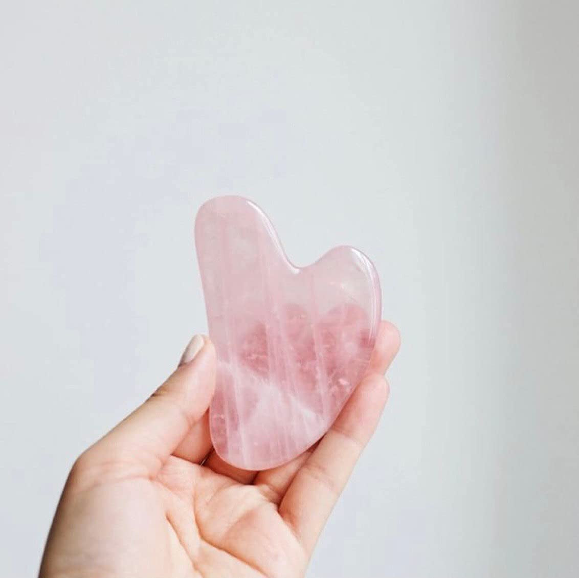 Gua Sha Facial Massage Tool Rose Quartz Gua Sha Set for Face Lifting Acupressure Lymphatic Drainage & Anti-Aging Benefits (Rose Quartz Guasha) Health & Beauty > Personal Care > Cosmetics > Cosmetic Tools > Skin Care Tools NSOSAUE   