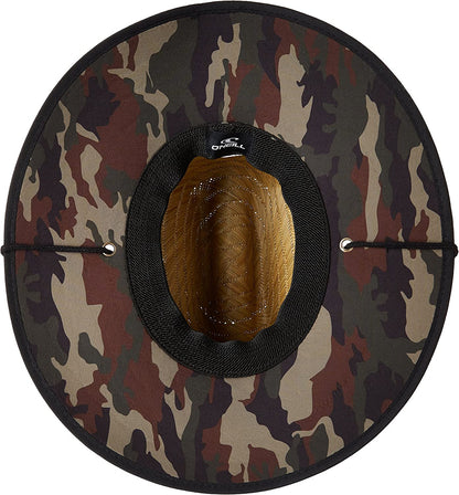 O'NEILL Men'S Sonoma Print Straw Hat Apparel & Accessories > Clothing Accessories > Hats O'NEILL   