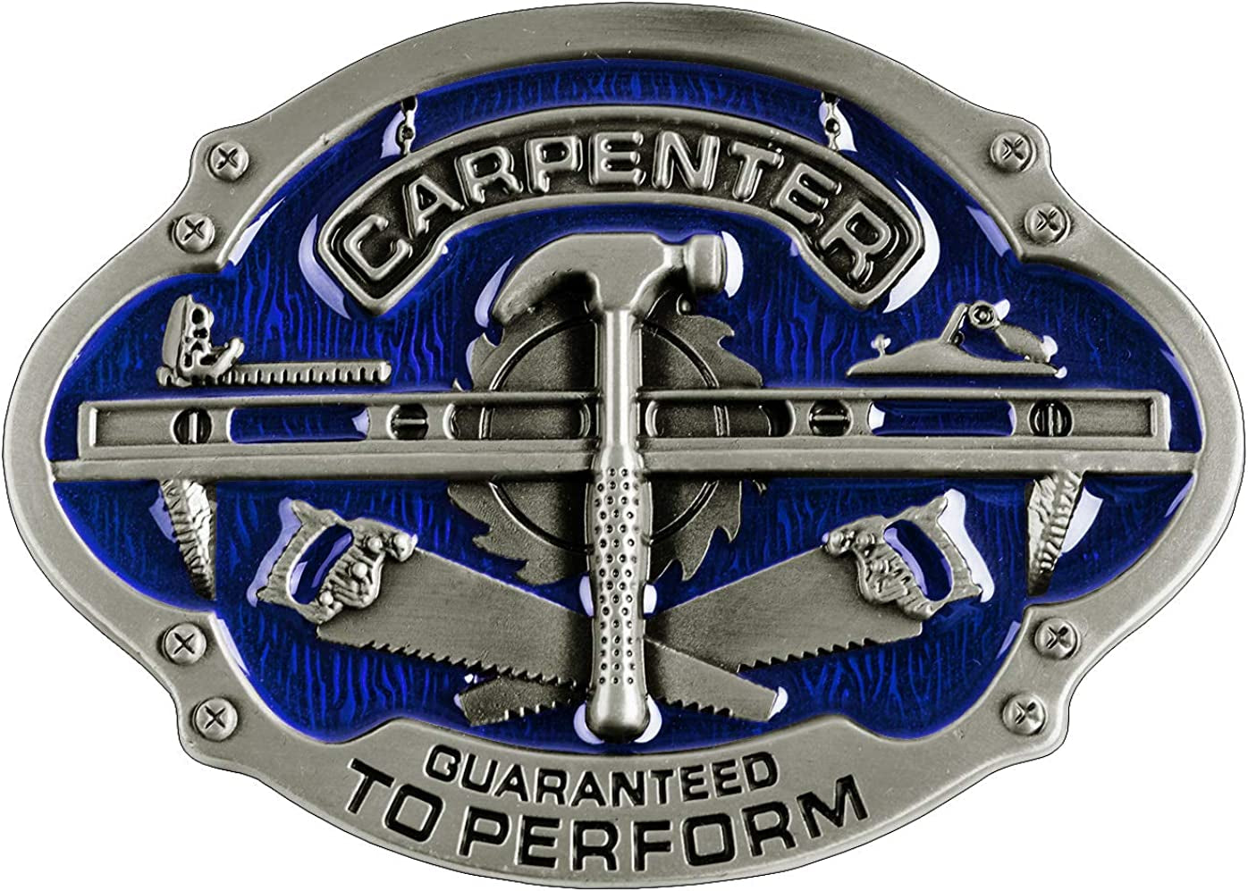 Belt Buckle Professional Worker Style Performance Accessories Apparel & Accessories > Clothing Accessories > Belt Buckles Moranse Carpenter Designs 2  
