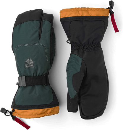 Hestra Alpine Gauntlet SR 3-Finger Glove Apparel & Accessories > Clothing Accessories > Gloves & Mittens Hestra Bottle Green/Bottle Green 6 