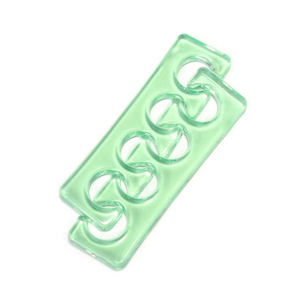 KADS 2Pcs/Pair Silicone Toe Separator Nail Art Manicure Finger Feet Care Braces Supports Nails DIY Tools Health & Beauty > Personal Care > Foot Care KADS Green  