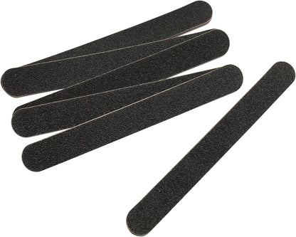 Nail File 10 PCS Professional Double Sided 100/180 Grit Nail Files Emery Board Black Manicure Pedicure Tool and Nail Buffering Files Health & Beauty > Personal Care > Cosmetics > Cosmetic Tools > Nail Tools HeeYaa   