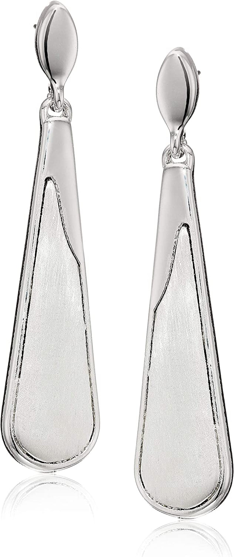 Nine West Classics Apparel & Accessories > Jewelry > Earrings KYLIE MAX Silver DBL DROP LINEAR 