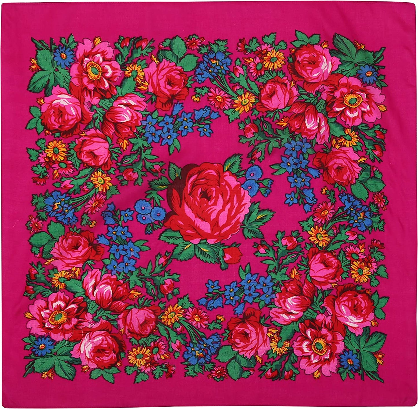 Rose Scarf Apparel & Accessories > Clothing Accessories > Scarves & Shawls Bita Fuchsia  