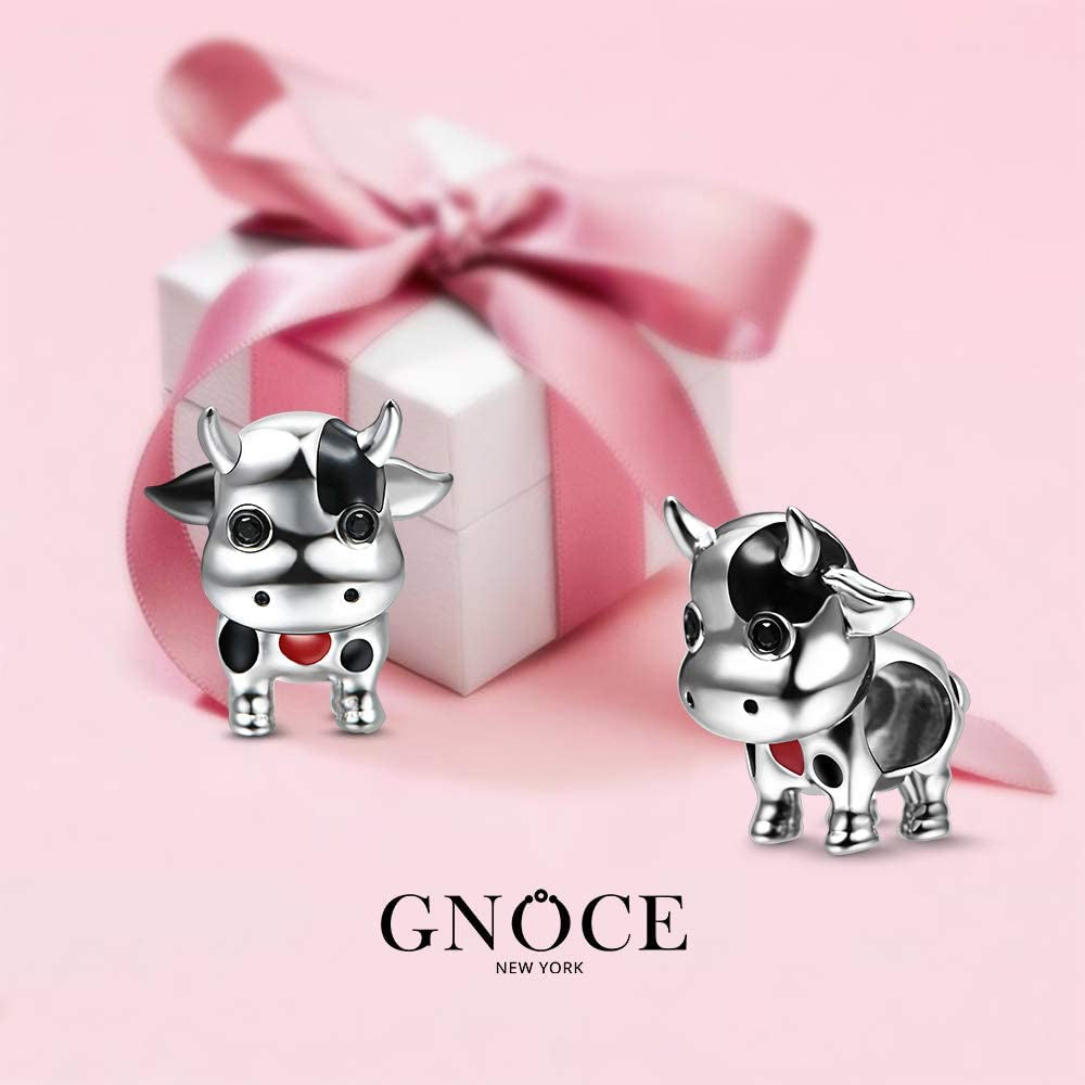 GNOCE Animal Charm Bead Sterling Silver Zodiac Signs Charm Bead Fit Bracelet/Necklace Jewelry Gift for Women Mens Apparel & Accessories > Jewelry > Bracelets GNOCE   