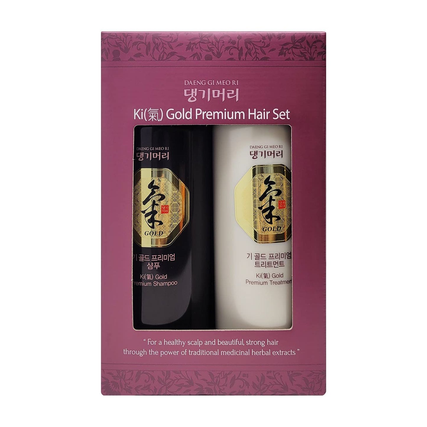 Daeng GI Meo RI Ki-Gold Premium Hair Care System Shampoo 2/26.3 Fl Oz Net Wt 52.74 Fl Oz Health & Beauty > Personal Care > Hair Care Daeng Gi Meo Ri   