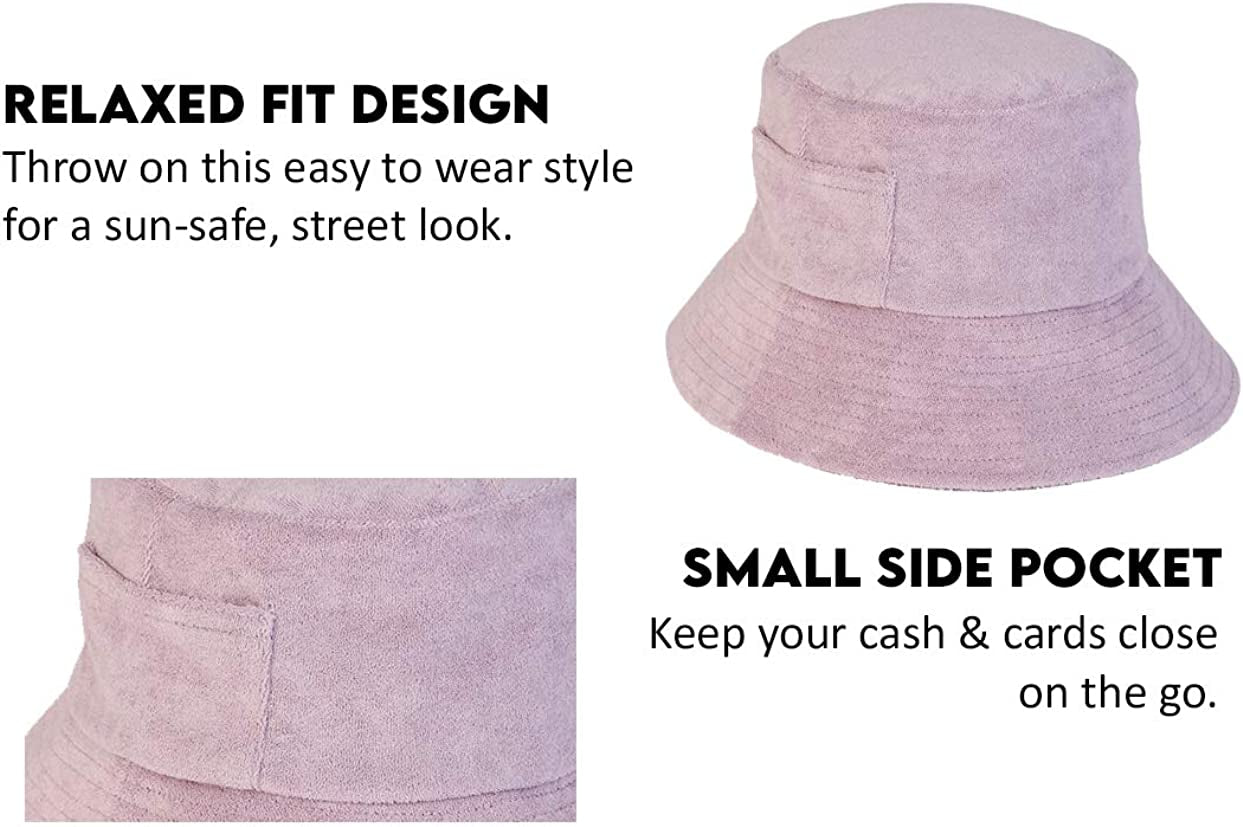 Lack of Color Women'S Wave Terrycloth Bucket Hat Apparel & Accessories > Clothing Accessories > Hats Lack of Color   