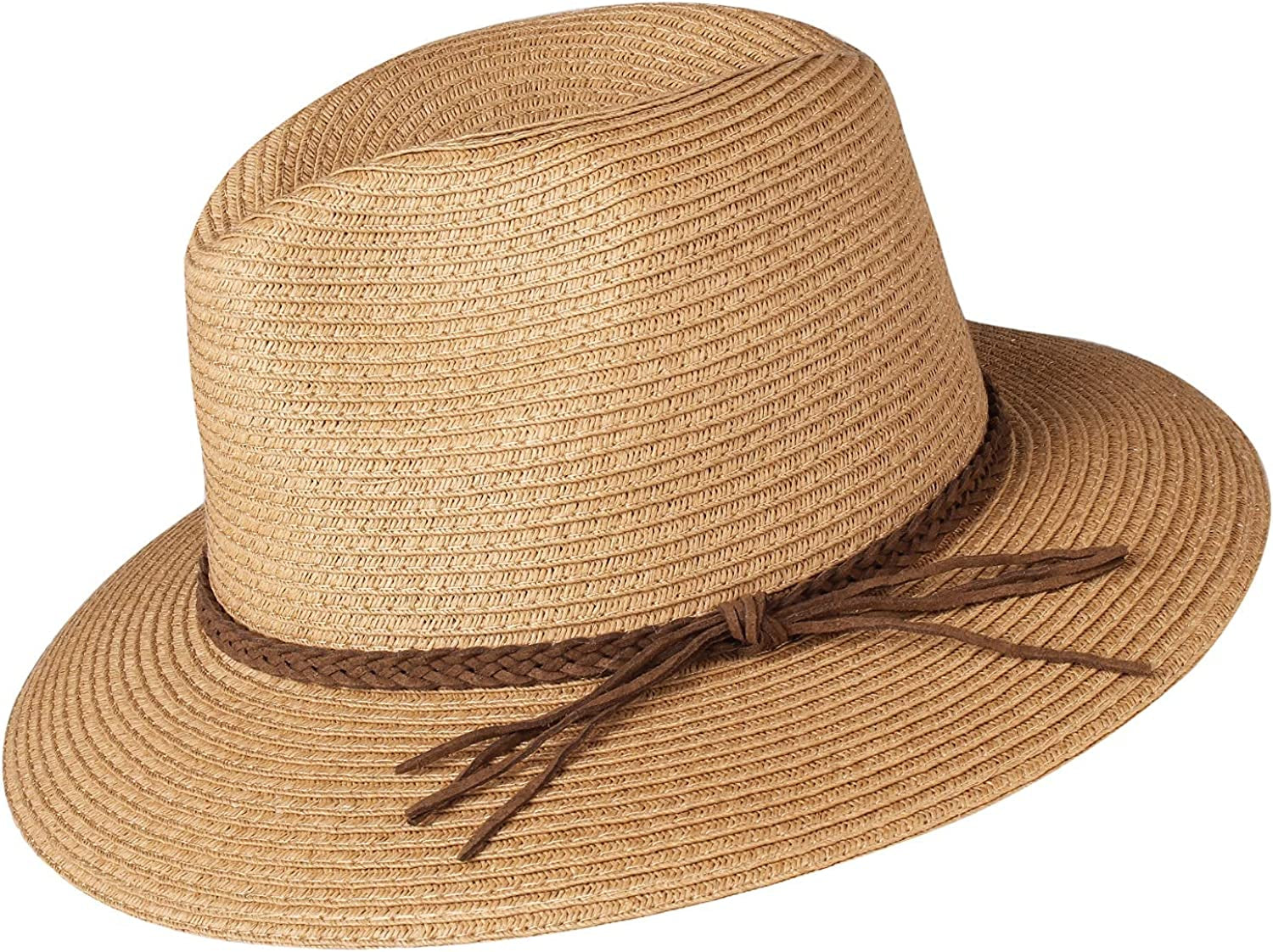 FURTALK Sun Hats for Women Summer Wide Brim UV UPF 50+ Panama Fedora Foldable Packable Straw Beach Hat Ivory Apparel & Accessories > Clothing Accessories > Hats KYLIE MAX   