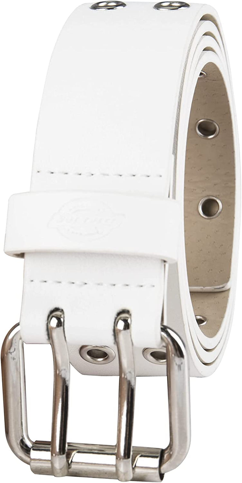 Dickies Women’S Leather Casual Belt Apparel & Accessories > Clothing Accessories > Belts Dickies White Grommet Large 