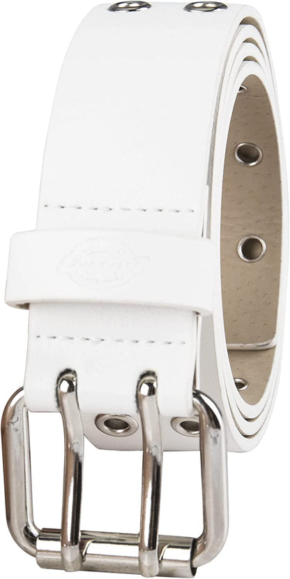 Dickies Women’S Leather Casual Belt Apparel & Accessories > Clothing Accessories > Belts Dickies White Grommet Large 