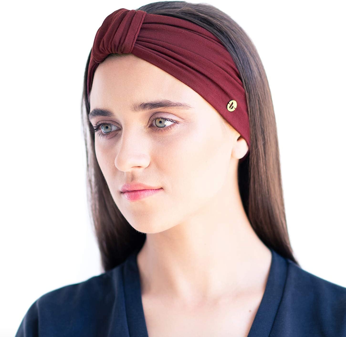BLOM Original Headbands for Women Wear for Yoga, Fashion, Working Out, Travel or Running Multi Style Apparel & Accessories > Clothing Accessories > Headwear BLOM Maroon  