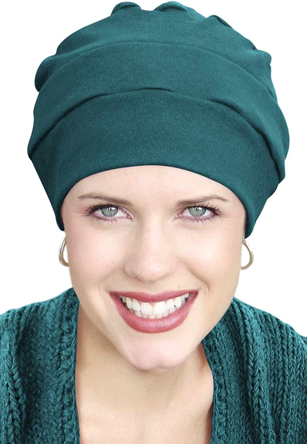 Headcovers Unlimited Three Seam Turban - 100% Cotton Hat Apparel & Accessories > Clothing Accessories > Headwear Headcovers Unlimited Lagoon One Size 