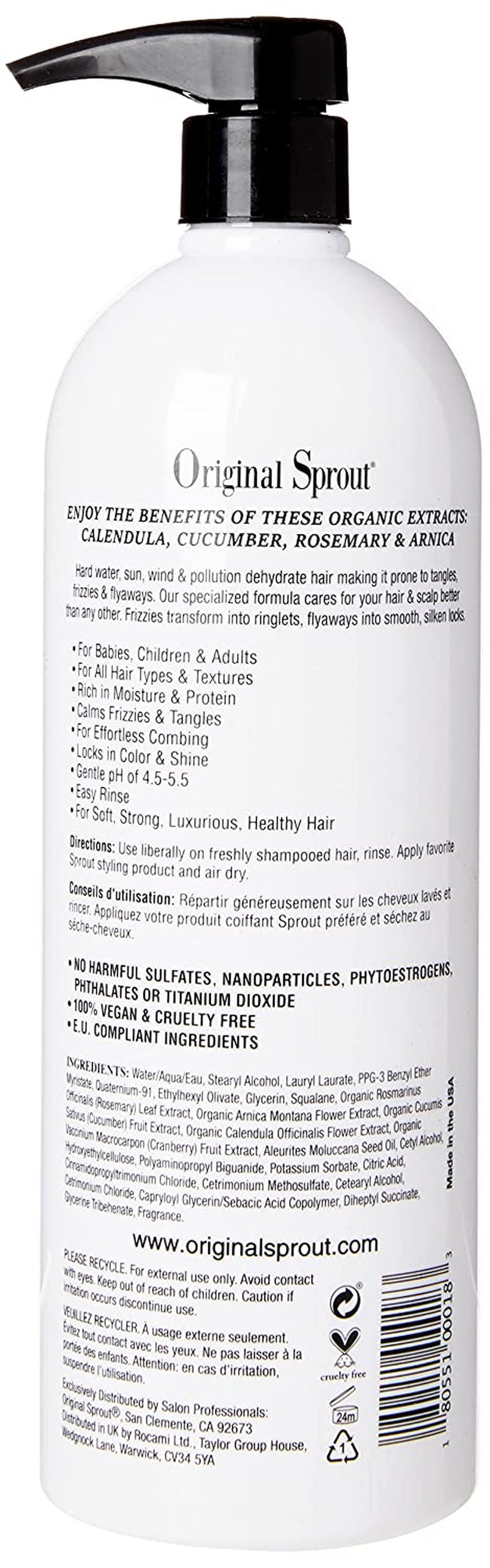 Original Sprout Deep Conditioner. Vegan Deep Conditioning Treatment for Classic Hair Care. 32 Oz. (Packaging May Vary) Health & Beauty > Personal Care > Hair Care Original Sprout   