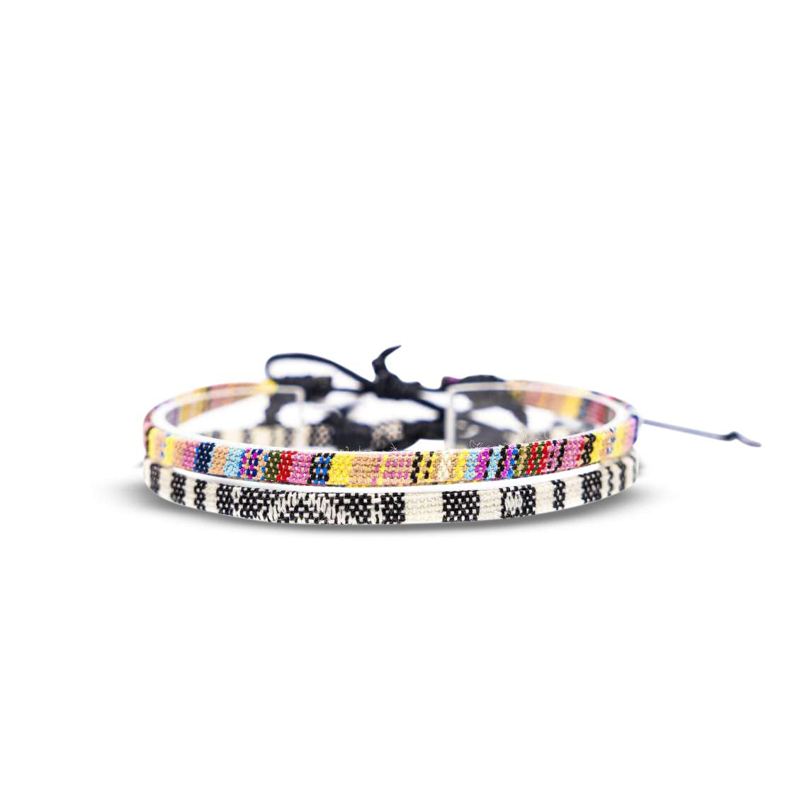 Surfer Beach Bracelet Set Men & Women - Braided Boho Summer Bracelets - Handmade Festival Jewelry - 100% Waterproof & Adjustable - Friendship Gift - Ethnic Hippie Style (Black & Ruby Red) Apparel & Accessories > Jewelry > Bracelets Made by Nami White & Yellow  