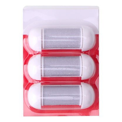 Electric Callus Remover Refill,Elmchee Perfect Refill 3 Same Rough Replacement Rollers Professional Feet Care Grinding Heads Pack of 3 (Grey) Health & Beauty > Personal Care > Foot Care Elmchee   